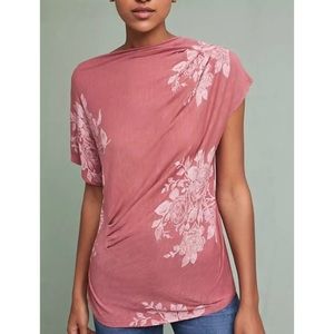 Anthropologie - t.la Floral Draped Top